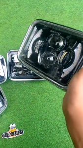 Lampu Depan LED Oval Variasi Full Set Batok Ring Original Daymaker