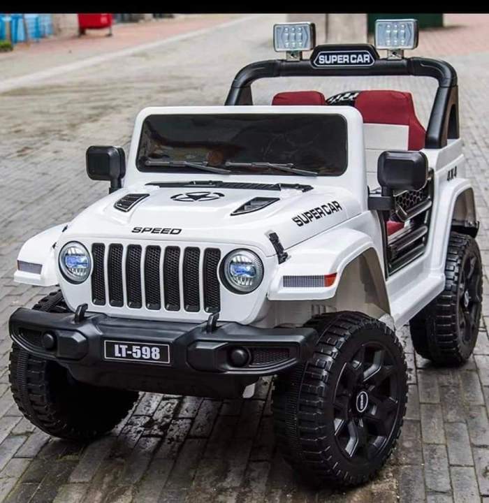 Battery Vehicle FT-938 Silver Painted 4x4, Electric Ride-on Vehicles \  Cars