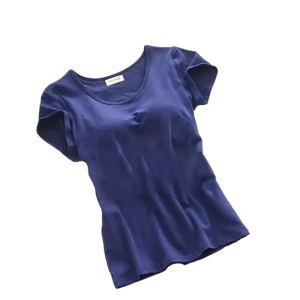 Womens Cotton Summer Loose Sleeveless T-shirt Integrated Short Sleeve Sleepwear Top Home Clothes Outdoor Wear