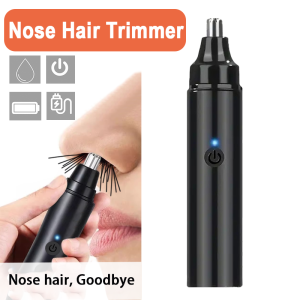Mini Portable Electric Nose Hair Trimmer for Men Women Painless Clipper For Nose Ears Hair Eyebrow Facial Shaver Rechargeable
