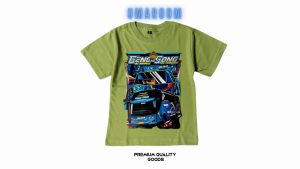 Kaos Tshirt Atasan anak laki laki Bis Mania Viral GENG GONG usia 1-12 Tahun