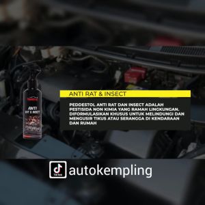 Kemasan Isi Ulang Refill Peddestol Anti Rat & Insekt 1000ml / Cairan Pengusir Kelelawar Kucing Tikus Kecoa Serangga di Kap Mobil dan Dalam Rumah