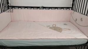 Baby Crib Bumper Protector Anti Collision for Infant 154x12inches