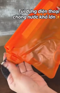 Túi Chống Nước Đeo Hông Đựng Điện Thoại Ví Nam Nữ Chất Liệu Nhựa PVC Trong Suốt - Túi Bao Tử Đeo Chéo Đi Biển Đi Bơi Du Lịch Chạy Bộ Dã Ngoại Khóa Kín Chống Thấm - Túi Đựng Điện Thoại Chống Nước