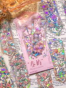 Floral Vintage Design PVC Bookmarks