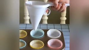 Home Restaurant Kitchen Handheld Cream Portion Funnel Cake Chocolate Dispenser Conical Frosting Dispenser
