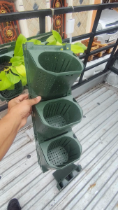 Pot Gantung Tembok Minimalis Hemat Tempat Tampilan Elegan Taman Dinding Modern