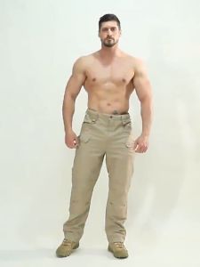 Tactical Pants: Outdoor Waterproof Cargo Pants Loose Wear-resistant Multi Pocket Army Military Pants