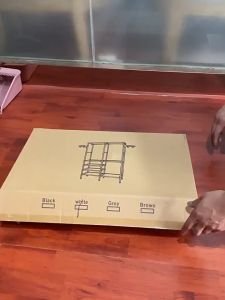 Simple Cloth Wardrobe Cabinet - Modern Style Clothes Storage Rack l Rack Almari Baju l Rack Baju Gantung Baju