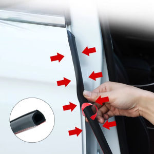 SEAMETAL Car Door Seal Strip B-pillar Car Door Seam Windproof Soundproof Car with Modified Dust-proof Rubber Strip