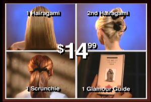 Harigami The Total Hair Makeover Styling Kit. Hairdressing Clip