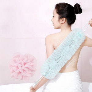 HALEXIONG | Body Long Bath Sponge Brush Exfoliating Back Scrubber