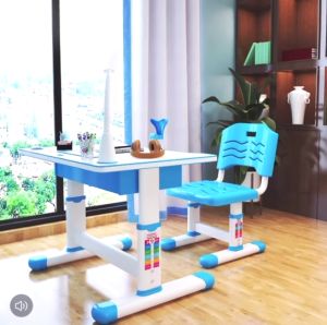 โต๊ะเด็ก โต๊ะหนังสือ เซ็ตโต๊ะพร้อมเก้าอี้ มีโคมไฟ โต๊ะเรียน โต๊ะเด็กอนุบาล โต๊ะทำการบ้าน โต๊ะเก้าอี้เด็ก โต๊ะเขียนหนังสือเด็ก มีลิ้นชัก ปรับระดับ