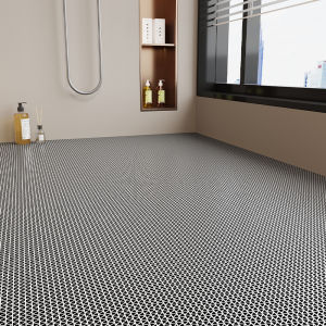 QIQIJIA | Anti-Slip & Fall-Prevention Bath Mat PVC Drainage Water-Resistant Pad