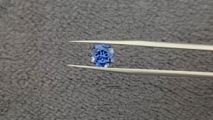 High-Quality Lab-Grown Sapphire 8mm Round Cut Loose Stone For Used In Jewelry Making  Materials