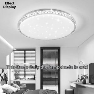 Acrylic Round Pure White Ceiling Light Cover