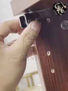 Engsel Kaca Lemari Siku Pivot T96L Jepit Kaca Keramik Penjepit Kilap Ujung Hinge