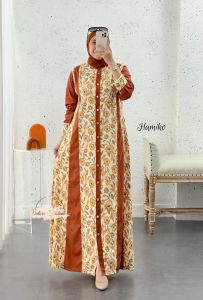 DRESS HAMIKO KATUN RUBYA MIX LINEN PREMIUM VALORA GAGIL
