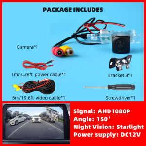 HD Rear View Backup Camera Reverse AHD or CVBS License Plate Light Parking Safety for Audi S8 A6L A4 A3 S5 A8L Q7 2009-2015 Car