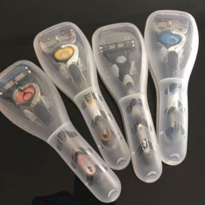 1PC Waterproof Travel Shaver Case Portable Razor Holder Storage Box Organizer for Shaving Blades Toiletries Accessories