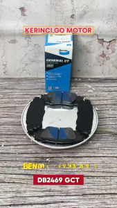 Bendix DB-2469 GCT Kampas Rem Belakang Brake Pad Camry 19-On Chr 18-On