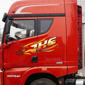 Zhuolu Suitable for Jiefang Jh6 Car Body Decal Cab Decals Letter Stickers Side Bumper Stickers Truck Decoration