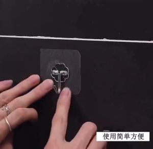 10Pack Adhesive Wall Hook Reusable Non-Slip Non-marking Heavy Duty Bathroom Kitchen Stickers