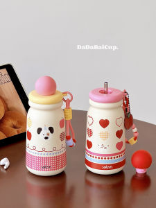 Cốc Nước Giữ Nhiệt Hình Cầu Dễ Thương Dung Tích Lớn Bằng Thép Không Gỉ 316 Cốc Đựng Nước Đi Học Cho Nữ Cốc Đựng Trà