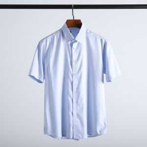 เสื้อเชิ้ตแขนสั้นทรงตรงสำหรับผู้ชาย ทรงหลวม ลายการ์ตูน ทรงปกติ ลำลอง ทรงเข้ารูป ทรงเรียบง่าย ไม่ต้องรีด