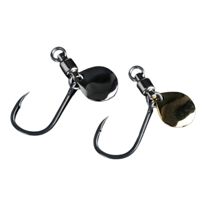 Anti-Cut Rotating Spinner Jig Hooks