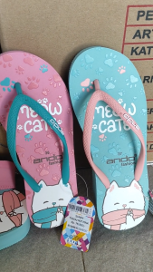 H&N Online Shop - Sandal Jept Tinggi Empuk / Wedges Wanita ANDO SUNNY - Size 36-40