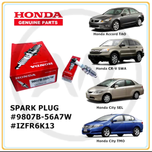Honda City 1.5 GD8 SEL City 1.5 GM2 TMO CRV CR-V 2.0 SWA Accord 2.0 TAO Laser Iridium Spark Plug [1 Set (4 Piece)]