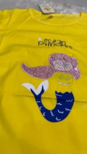 Kaos Anak Cewek Tangan Pendek 3PCS Seratus Ribu/Kaos Anak Cewek Usia 1-10 Tahun Bahan Adem Motif Bordiran Premium/Fhasion Santai Anak Perempuan Model Kekinian Bahan Nyaman