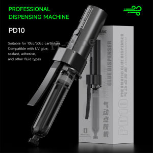 MECHANIC PD10 Electric Glue Dispenser Precise Manual Glue Control for 10/30CC Solder Flux Paste UV Resin Oil Applicator Tools