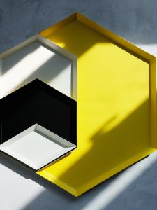 Kaleido Khay Đựng Đồ Đa Giác Hình Học Bằng Kim Loại Hiện Đại Tối Giản Để Trang Trí Nhà Cửa Khay Đựng Đồ Đa Năng