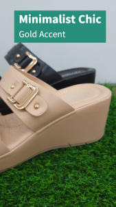 GF Shoe Glossy Strap Wedge G 1-15