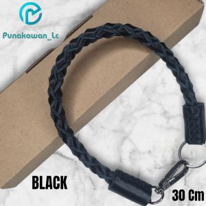 TERMURAH Tali Dompet Pria/Anyam kulit 100% Kulit sapi Tebal/Rantai kulit dompet 72100