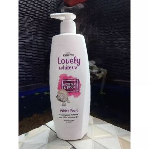 Lovely White UV Hand Body Lotion 500 ml Varian Bengkuang Jeju Orange Red Pomegrante White Pearl