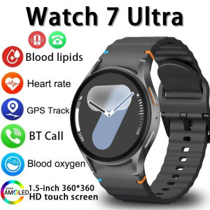 2025 New 360*360 HD Screen Flashlight Health Monitoring Waterproof Heart Rate sports BT Call Smart Watch For Android IOS Gift