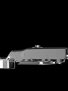 2.0 Thickness Hydraulic Soft Close Concealed Stainless Steel Cabinet Hinges(2pcs With Screws)