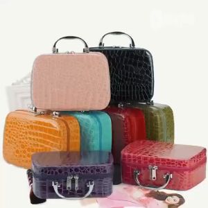 HIONE Zipper Organizer Box Storage Bag Organize cosmetics for makeup Portable for travel Polyester Rectangle Zipper Non-Waterproof