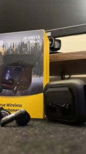 Jeep EW113 Bluetooth Earphones Smart Touch Screen ANCNoise Cancelling Wireless Earbuds Gaming Headset WithApp