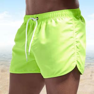 2025 Fashionable Mens Swimsuits Quick Drying Beach Shorts Breathable Soaking Swim Shorts Close Range With A Substring Pocket