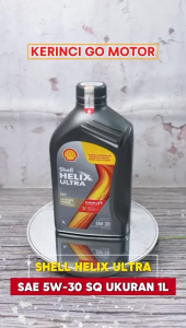 Shell Helix Ultra ECT SAE 5W-30 1 Liter Api SQ/C3 Oli Mobil Mesin Bensin Diesel Hybrid Pelumas Ultimate Power Full Synthetic Pureplus Technology Original