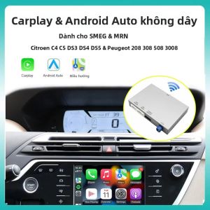 Mô-đun Đa Phương Tiện Không Dây AUTOABC Carplay Android Auto Dành Cho Peugeot 208 308 508 3008 Citroen C4 DS3 DS4 DS5 Với Hỗ Trợ Camera