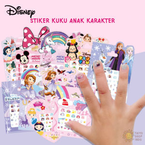 TAIYO Stiker Kuku Anak Perempuan Karakter Sticker Nail Art Motif Princess Putri Kartun