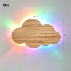 Cloud Shaped Wall Light Modern LED Childrens Room Wall Lamp Decor Bedroom Eye Protection Energy-saving Bedside Wall Lamps