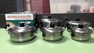 High Grade Stainless Steel Combination Series 5Pcs set High Quality
