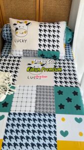 Sprei Katun Anak ukuran 90 100 120x200 140 160x200 180x200 200 - Esra Beverly Star