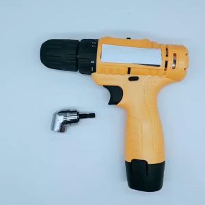 MLADEN Adjustable 105 Degree Right Angle Driver Screwdriver Hand Tools Set 1/4 Hex Shank for Power Drill Screwdriver Bits批头拐角器